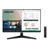 Samsung Smart Monitor M5 24 Fhd, Tela Plana, 60hz, Hdr10, Speaker, Tizen, Game Mode, Airplay