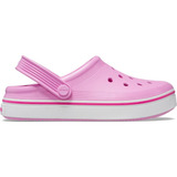Sandália Crocband Off Court Clog Kids Taffy Pink