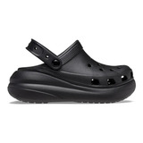 Sandália Crocs Classic Crush Platform Clog Black
