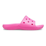 Sandália Crocs Classic Slide Juvenil Electric Pink