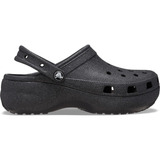 Sandália Crocs Plataform Glitter Clog Black
