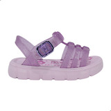 Sandália Infantil Grendene Kids Barbie Dia A Dia Lilas