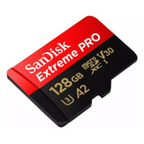 Sandisk Extreme Pro 128gb Microsdxc Com Adaptador Sd 200mbs