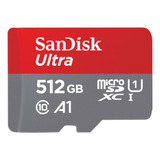 Sandisk Micro Sdxc Ultra 120mb/s 800x A1 512gb 100% Original
