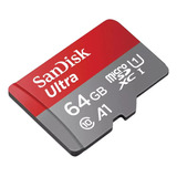 Sandisk Ultra 64gb Cartão De Memória Micro 140mbs Original