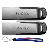  Sandisk Ultra Flair Usb (2 Pacotes) 3.0 64 Gb Flash Drive D