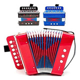 Sanfona Infantil 3 Baixos Acordeon Mini Gaita