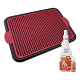 Sanitário Canino Dog Higiênico Vermelho + Xixi Não Xixi Sim