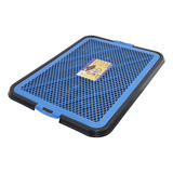 Sanitário Canino Xixi Pop 59x44 Banheiro Tapete Higiênico Lavável Cães Azul Furacão Pet