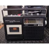 Sanyo Am Fm Radio Cassette Recorder M 2440 Leia Os Detalhes