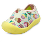 Sapameia Infantil Antiderrapante Com Velcro Mz Shoes Enfeite