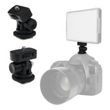 Sapata Articulável Inclinável 180 Graus Flash Led Ring Light