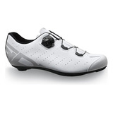 Sapatilha Ciclismo Sidi Fast 2 Road Bike Speed Branca Cinza