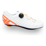 Sapatilha Ciclismo Sidi Fast 2 Road Bike Speed Branca Coral