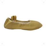 Sapatilha De Ballet Sola Ovinho Dividida Lona Tecido 18 A 45