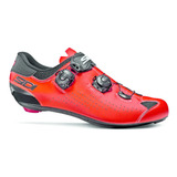 Sapatilha De Ciclismo Sidi Road Genius 10 Carbon Vermelho