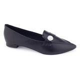 Sapatilha Fem Sua Cia 8117.14652 Bico Napa Soft Verniz Snake