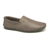 Sapatilha Mocassim Freeway Logan-4 Em Masculina Em Couro