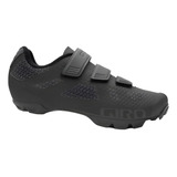 Sapatilha Mtb Giro Ranger Preto Ciclismo Com Velcro 3 Cores