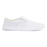 Sapatilha Slip On Iate Couro Legítimo Casual Conforto Em Gel