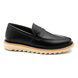 Sapato Casual Loafer Tratorado Comfort Premium