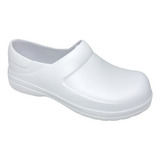 Sapato Fechado Babuche Branco Yvate Bgx083 Adulto