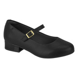Sapato Infantil Menina Boneca Salto Baixo Moda Original