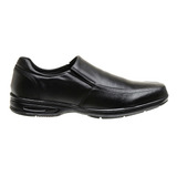 Sapato Social Couro Masculino Conforto Ortopédico 5030 Preto