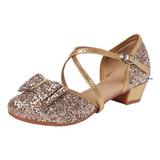 Sapatos De Dança/sapatos De Dança Latina Para Meninas Com