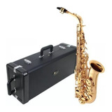 Saxofone Alto Eagle Sa 501 Eb (míbemol) Dourado Laqueado