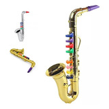Saxofone Infantil Brinquedo Desenvolva Criatividade Musical