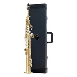 Saxofone Soprano Eagle Sp502l Sib Laqueado Estojo Completo 