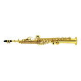 Saxofone Soprano Shelter Sft6433l Laqueado C/ Case