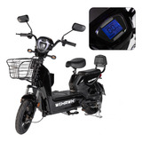 Scooter Elétrica Sem Cnh 32km/h Mini Scooter Wehawk Basket Cor Preto 48v