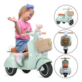 Scooter Elétrico Banco Acolchoado 6v Menta 2899- Bandeirante