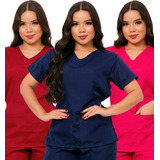 Scrubs Blusa Bata Acinturada Pijama Cirurgico Hospitalar Vet