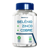Selênio + Zinco + Cobre Quelatos 60 Cápsulas Natunéctar Sabor Sem Sabor
