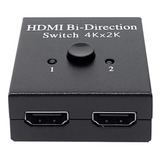 Seletor De Games Switch Hdmi 4k Bidirecional 1x2 - Ps5/xbox