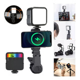 Selfie Light Colorida Rgb Luz 3 Modos 10 Cores 3000-6000k