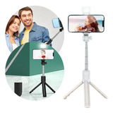 Selfiegram Led Tripé Bastão 3 Em 1 Retrátil Ajustável Celula
