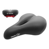 Selim Bike Comfort Light 265x210mm Com Sinalizador | 2 Molas