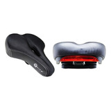 Selim Bike Conforto Espuma Molas Vazado Tito Neo Pisca Led