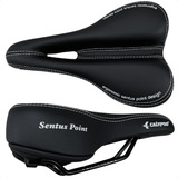 Selim Calypso Sentus Point Mtb Vazado Confortavel Preto