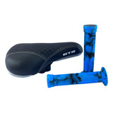Selim Gts Bmx Para Bicicleta + Manopla Gios Dh Giosbr 150mm