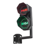 Semáforo Em Led Alto Brilho Sinalizador Gp Control Siga Pare