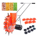 Semeador Manual Multifuncional De Rolos Para Amendoim E Soja