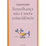 Semelhança Nao E Coincidencia, De Nilson Jose Machado. Editora Scipione Em Português