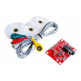 Sensor Cardiaco Arduino Ad8232 Ecg C/cabo Triplo E Eletrodos