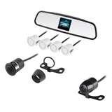 Sensor Estacionamento Com Retrovisor E Câmera Kx3 Branco