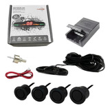 Sensor Ré E Estacionamento Kx3 Mini Visor Led Emborrachado Cor Preto